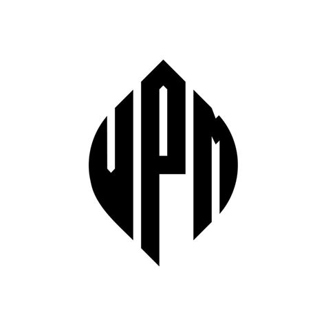 Diseño De Logotipo De Letra De Círculo Vpm Con Forma De Círculo Y