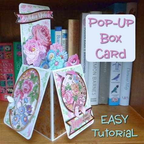 Easy Diy Pop Up Box Card Tutorial And Instructions Box Cards Tutorial