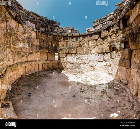 Ancient Tomb At Hierapolis In Pamukkale Turkey Unesco World Heritage