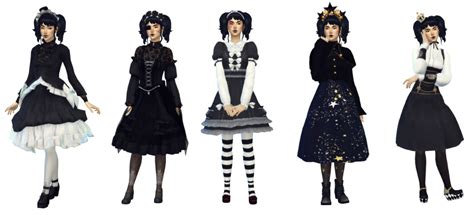 Goth Skirt Goth Dress Lolita Goth Tumblr Sims 4 Gothic Shirts Sims
