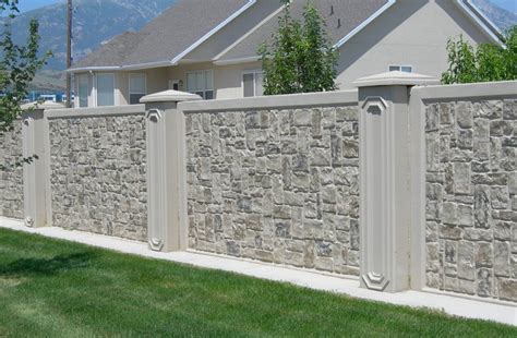 Ashlar Pre Cast Fence Utah Fencing Company