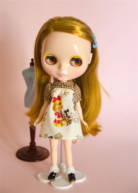 Sew Happy Dress For Neo Blythe Doll By Plastic Fashion Etsy Blythe