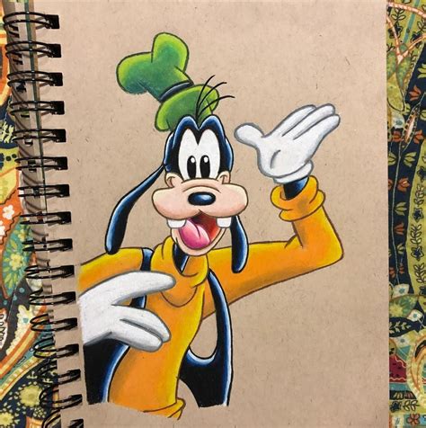 Chalk Artist On Instagram Goofy 💚 Disney Character Drawings