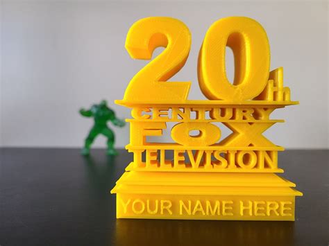 20th Century Fox Logo Twentieth Century Television 3d Etsy