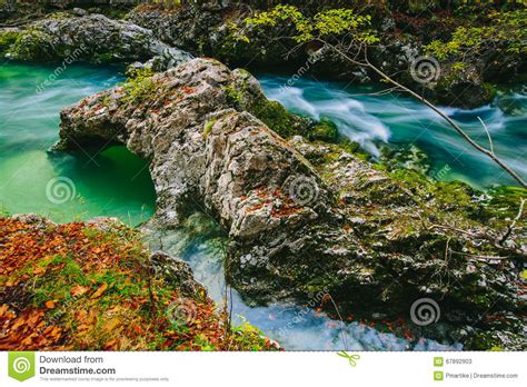 Amazing View Of The River Mostnica Mostnice Korita Stock Image