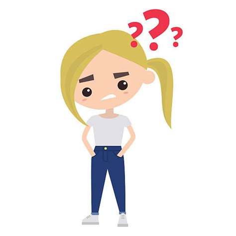 Confused Girl Clip Art Vector Images And Illustrations Istock