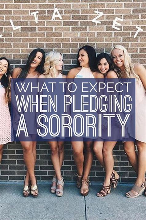 What To Expect When Pledging A Sorority Society Sorority Pledge Sorority Life