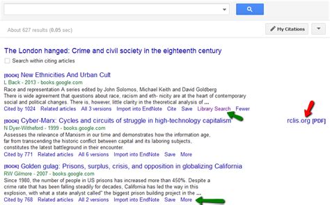 With the help of automated citations, google scholar helps researchers perform several citation related. How to: Cited By searches in Google Scholar - Citation ...