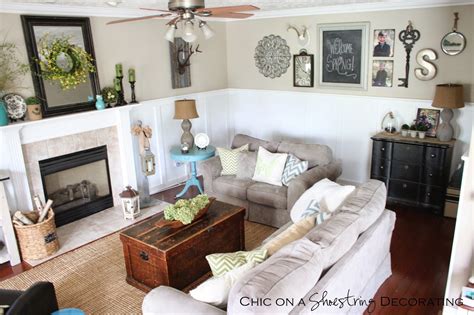 Chic On A Shoestring Decorating My Farmhouse Chic Living