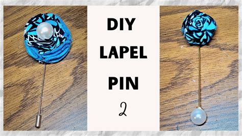 How To Make Lapel Pin Method 2 Diy Lapel Pin Lapel Pin Tutorial