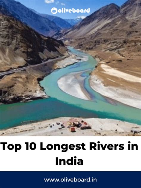 Top 10 Longest Rivers In India Oliveboard
