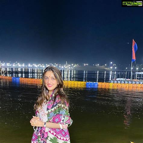 Aarti Chhabria Instagram Brilliant Darshan At Sangam In Prayagraj Last Evening Divine