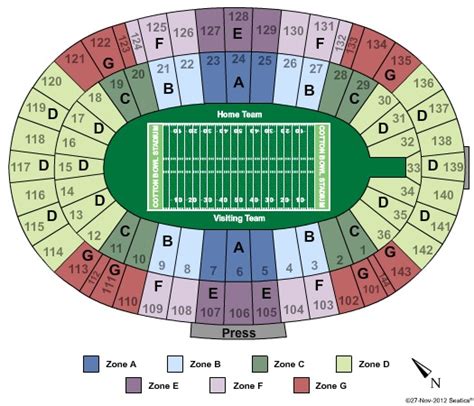 Cotton Bowl Seating Diagram