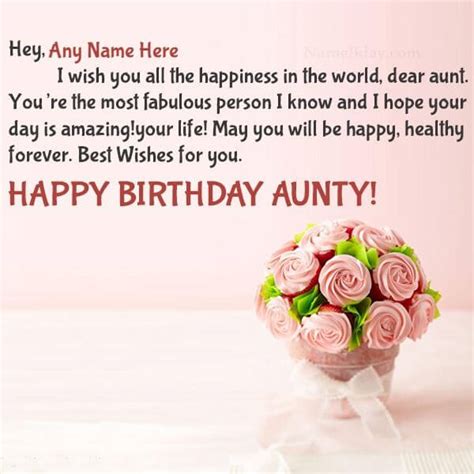 Happy Birthday Aunt Wishes Quotes Messages Cake And Images The