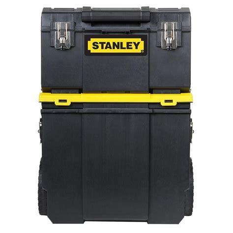 Stanley Large Portable Rolling 11 3 In 1 Detachable Tool Box Mobile