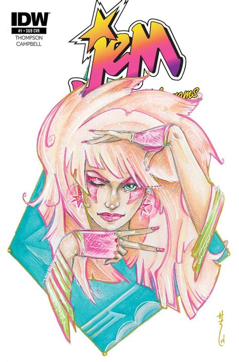 Jem And The Holograms 1 SUB Cover By Sara Richard With Images Jem