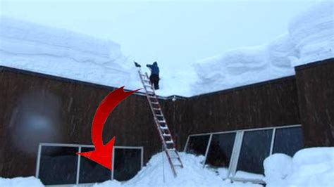 Top 10 Removing Snow Roof Win And Fails Harsh Winter And Funny Fails