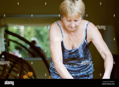 Poland Mature Woman Bending Over Stock Photo 7128914 Alamy