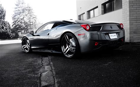 Ferrari 458 Italia Gris Fondos De Pantalla Hd Wallpapers Hd