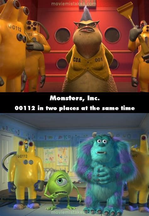 Is the fourth animated film produced by pixar. Monsters, Inc. movie mistake picture 3