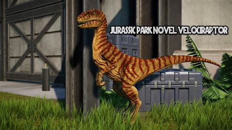 Jurassic Park Novel Velociraptor Skin Jurassicworldevo