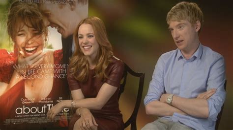 About Time Rachel Mcadams And Domhnall Gleeson Interview Youtube