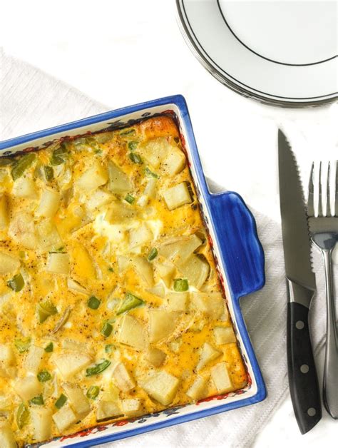 Egg And Potato Breakfast Casserole Ahead Of Thyme