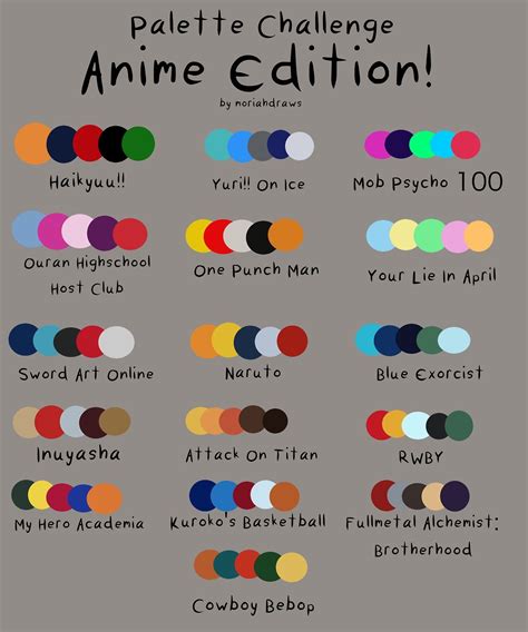 Best 12 Put A Character A Color Palette In My Ask Box And Ill Draw