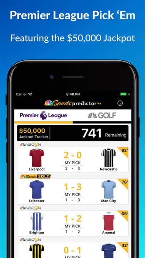 Game available now on nbc sports predictor app & nbcsports.com. NBC Sports Predictor for iPhone - Download