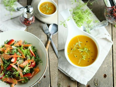 1 tbsp toasted sesame seeds. Smoked Salmon and Lettuce Salad with Orange Cress Dressing