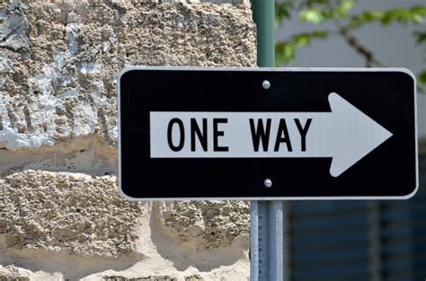 One Way Sign Free Stock Photo Public Domain Pictures