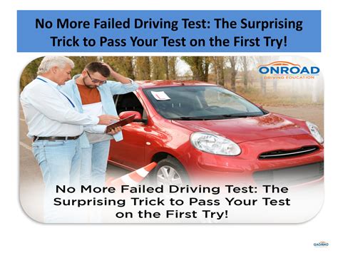 no more failed driving test the surprising trick to pass your test on the first try by