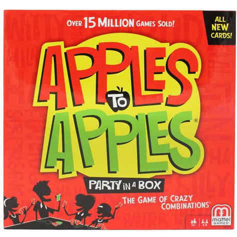 Mattel Apples To Apples Party Box The Game Of Crazy Combinations Buy Online In United Arab