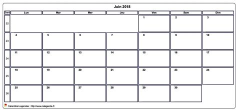juin  calendrier imprimer   calendar