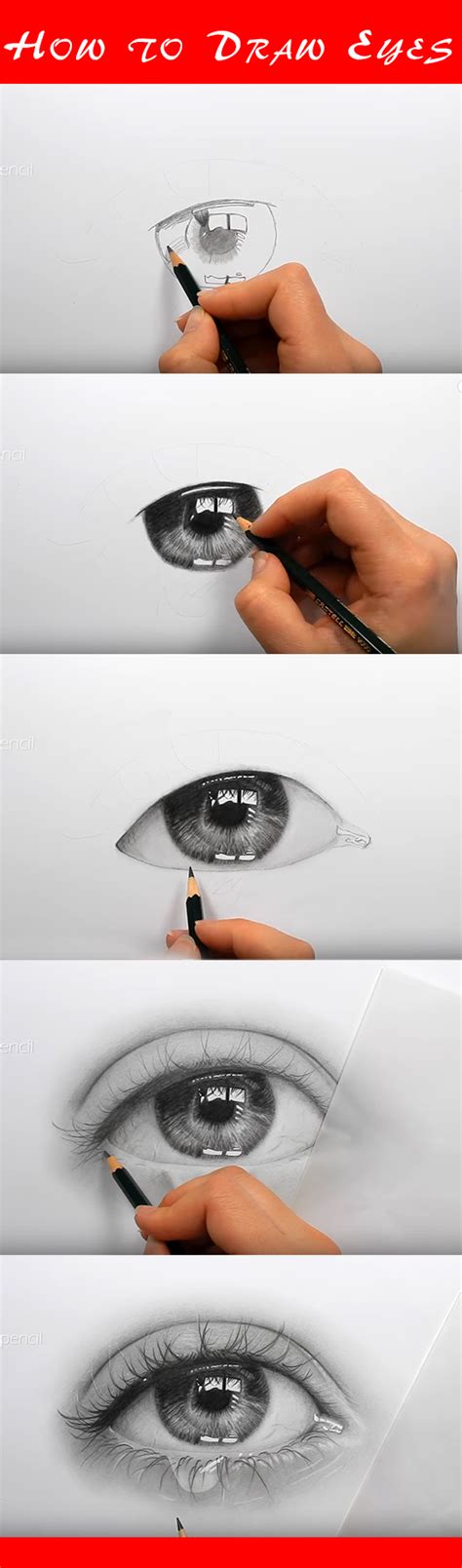Draw Realistic Eyes With This Step By Step Instruction Full Drawing