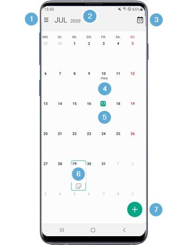 Wie Verwende Ich Die Kalender App Samsung Service De