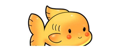 Goldfish Clipart Cute Anime Cute Fish Cartoon Png