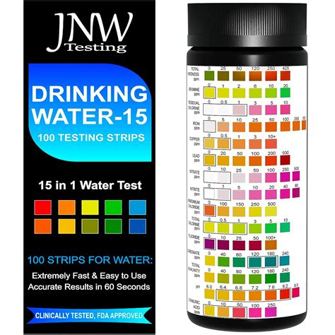 Jnw Direct 9 In 1 Drinking Water Test Strips Industrial