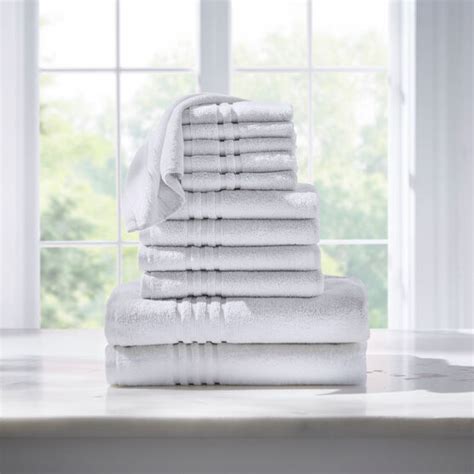 12 Pc Zero Twist Bath Towel Set Brylane Home