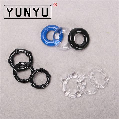 3pcs Silicone Cock Rings Delay Ejaculation Penis Rings Adult Sex Toys