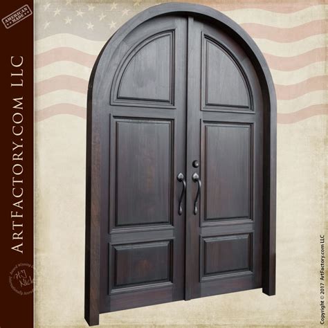 Premium quality doors at wholesale prices from nick's building supply®. Arched European Villa Double Doors - Custom Solid Wooden Doors