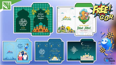 Free Download Template Desain Amplop Lebaran Hari Raya Idul Fitri
