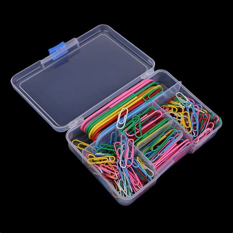 250x 28mm 50mm 100mm Mixed Colorful Paper Clips Pins Vinyl Paint Ticket