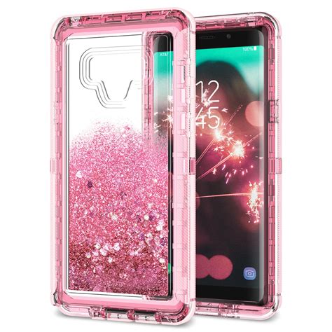 Phone Case For Samsung Galaxy Note 9 Cover For Quicksand Cute Sparkling
