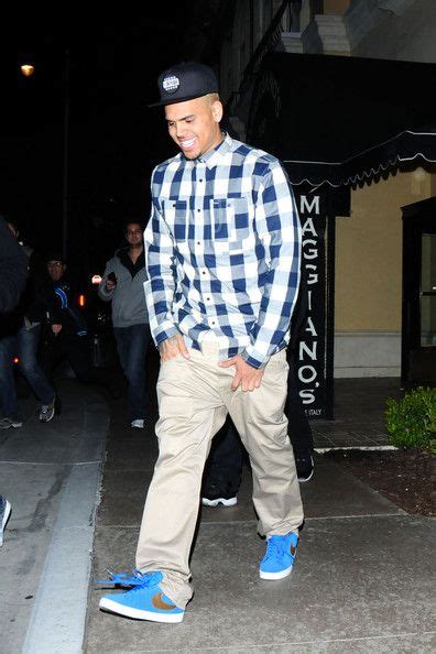Chris Brown Khakis Chris Brown Outfits Chris Brown Style Flannel