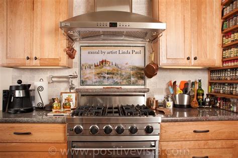 All tin backsplash tile colors & patterns. Tuscan Tile Murals - Kitchen Backsplashes - Tuscany Art Tiles