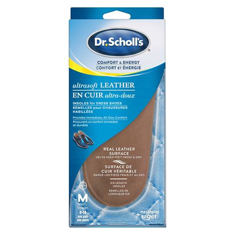 Buy products such as dr. Dr.Scholl's Dr. Scholl's Ultrasoft Leather Insoles for Dress Shoes Men's | Walmart Canada