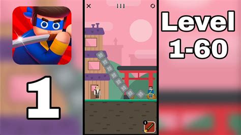 Mr Ninja Slicey Puzzles Gameplay Walkthrough 1 60 Level Android