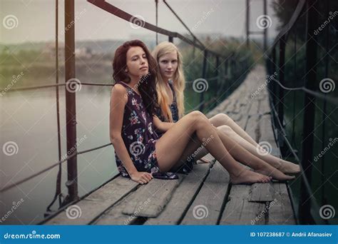 Lesbian Couple Together Outdoors Concept Stock Image Image Of Love