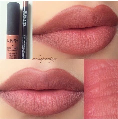 NYX Lip liner- earth tone Matte lip cream- Stockholm | Nyx cosmetics